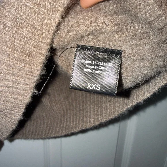 Jenni Kayne Cashmere Cocoon Cardigan xxs russet - Picture 4 of 5